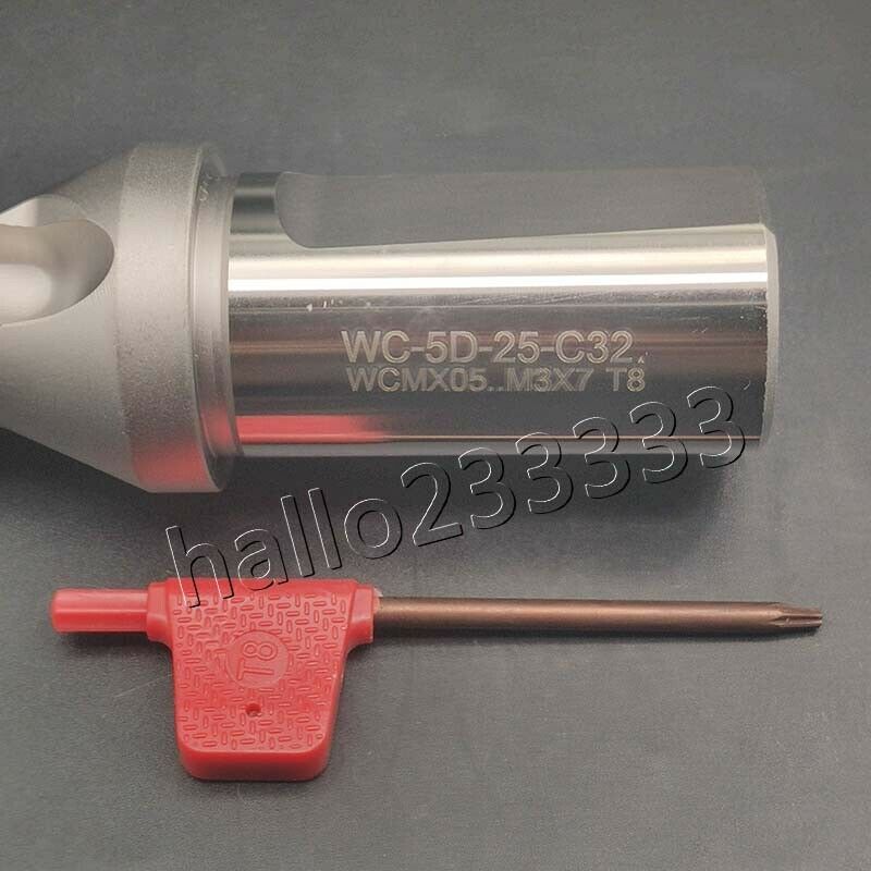 Φ25-5D C32 U drill indexable drill 25mm WC C32 5D for WCMX05 U drill inserts