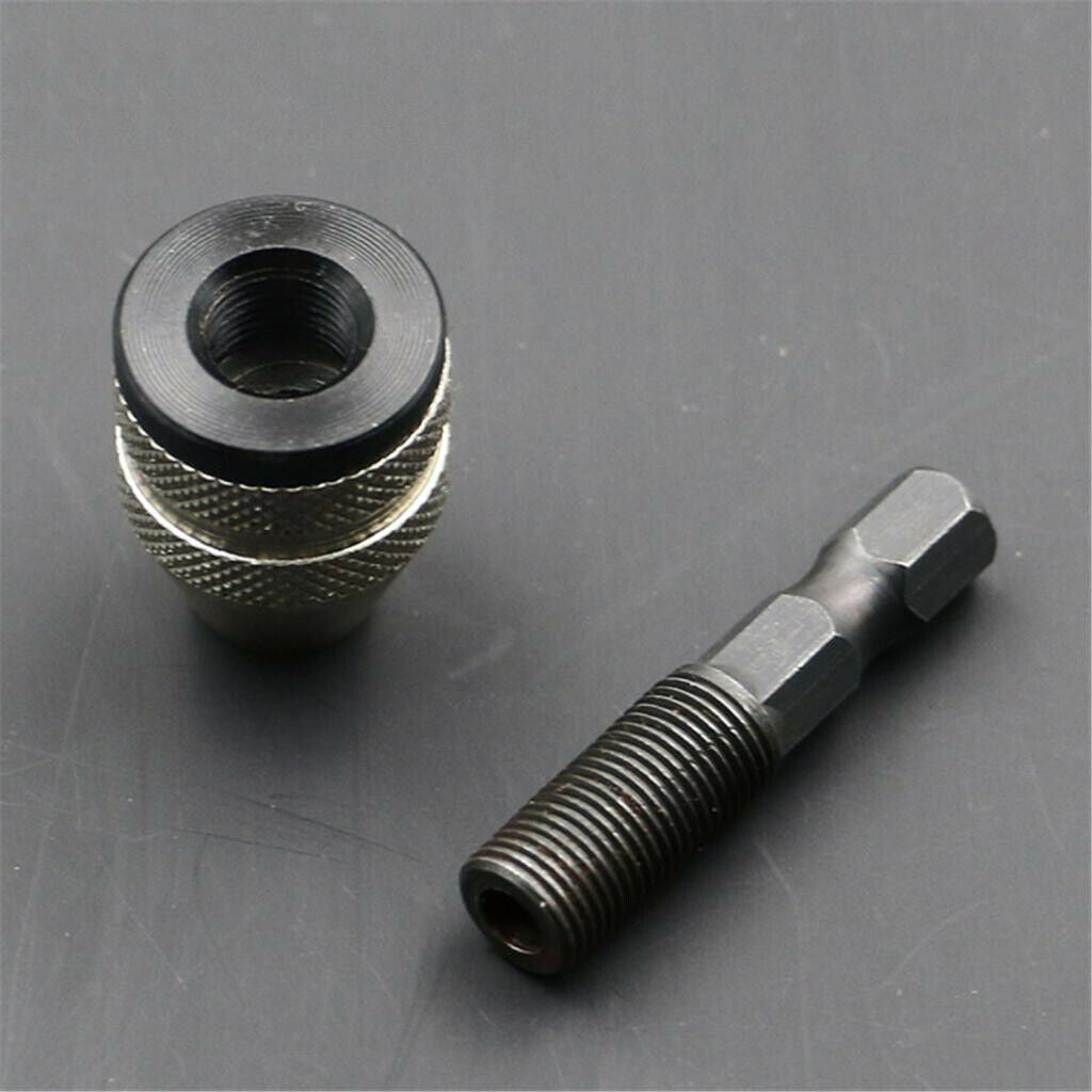 Power Drill Parts 1/4 Inch Hex Shank Keyless Drill Chuck Quick Change Bit Driver