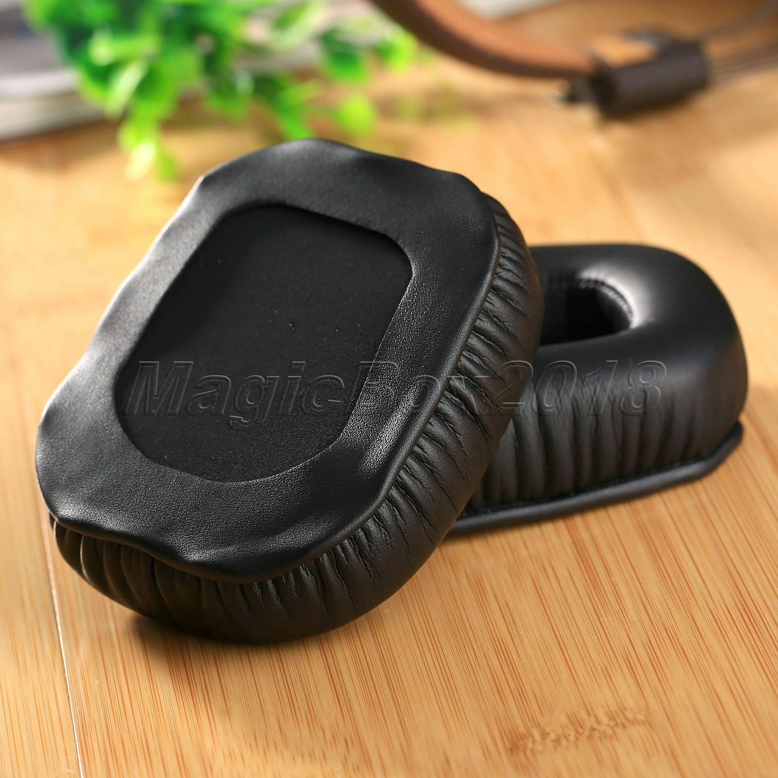 Replace Headset Ear Pads Cushion Black For Razer Tiamat Gaming Headphone EarPads