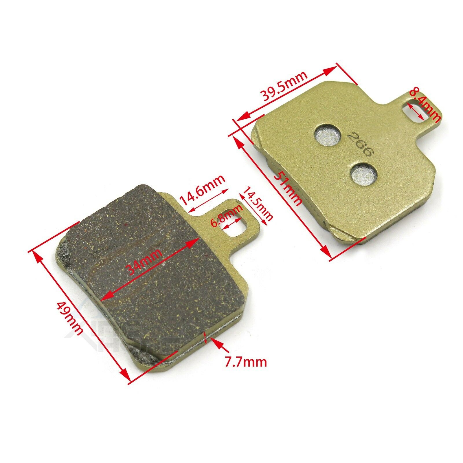 Disc REAR/FRONT Brake Pad Set For DUCATI Monster 696 796 996 1100/1100 S