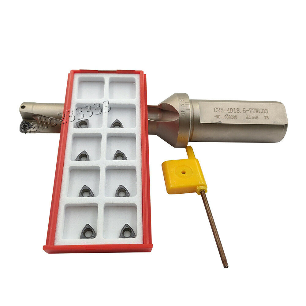 WPD-185-4D-C25 18.5mm U drill indexable drill + 5PCS WCMT030208-PM ZM2125 insert