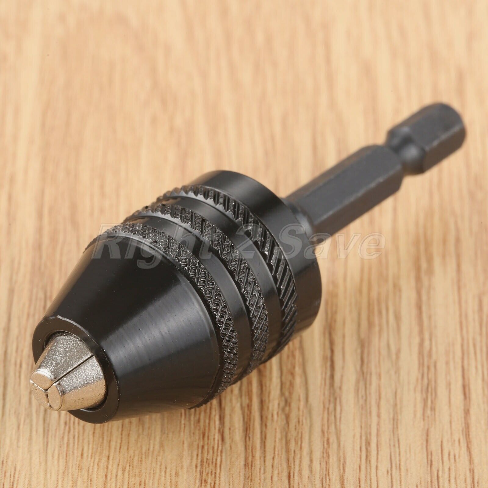 1Pc 0.3-6.5mm 1/4 Hex Drill Chuck Screwdriver Impact Drive Conversion Tool White