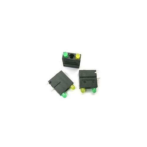 [50pcs] 1882.YG LED 3mm Yellow/Green in Case