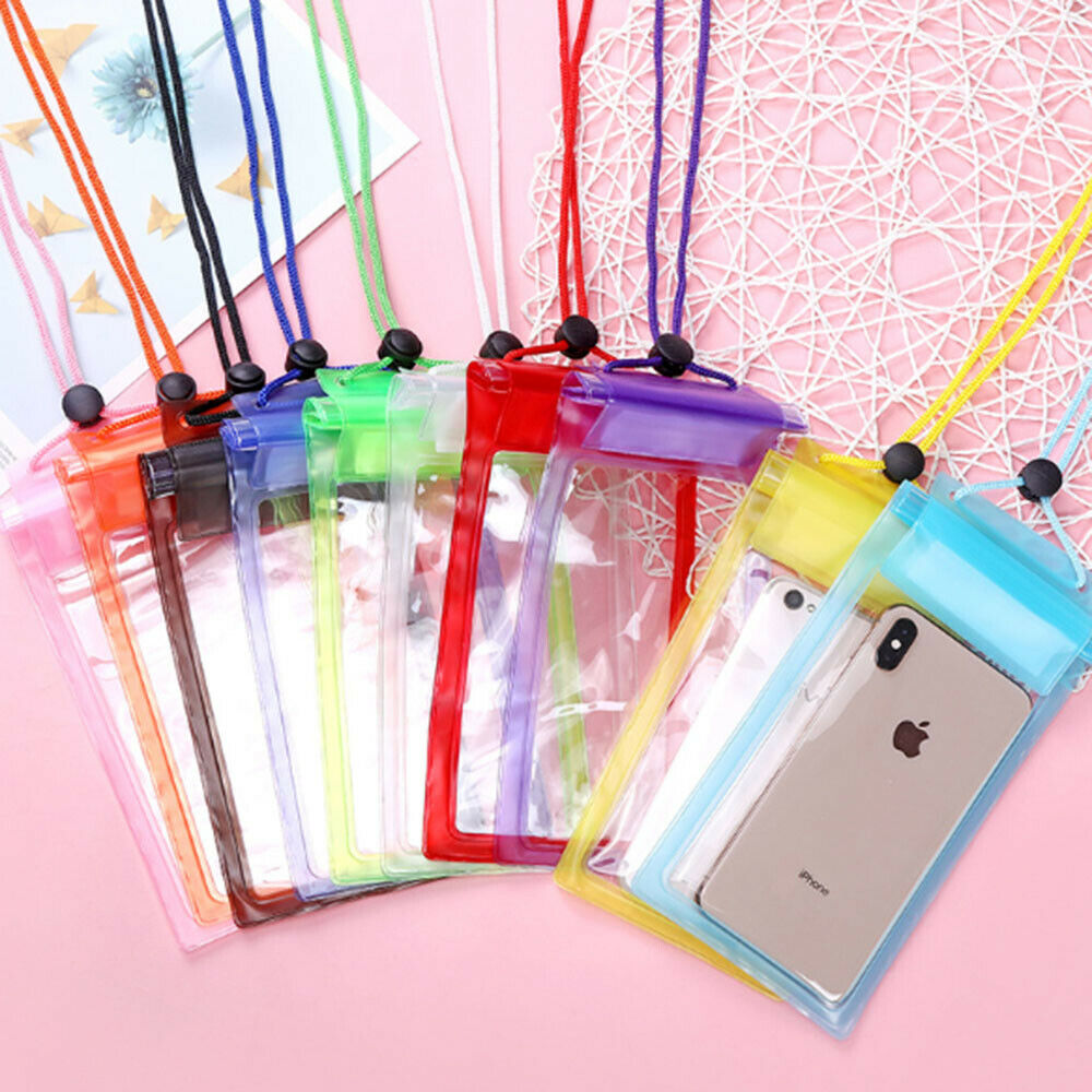 3Pcs Universal Clear Waterproof Mobile Phone Case Bag For Swimming Diving Sports