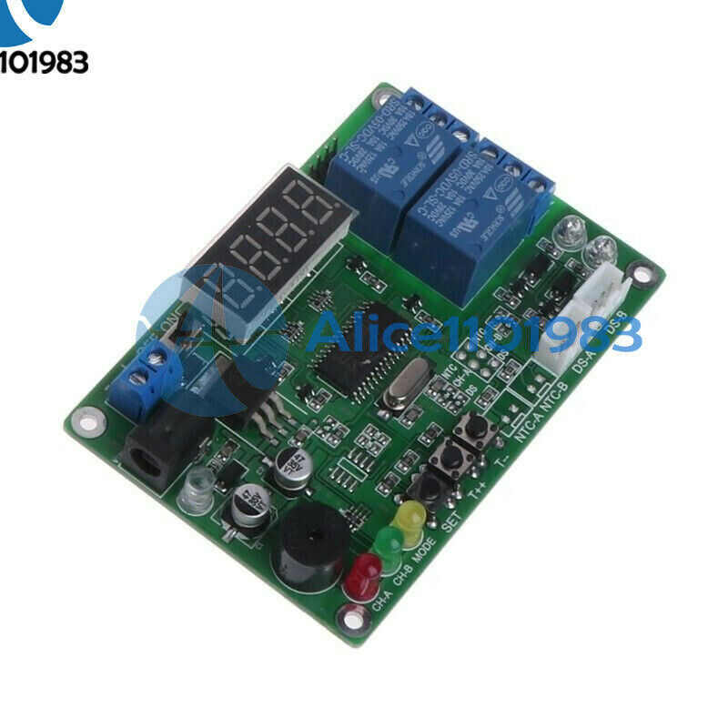 DC 5-24V Digital LED Display Temperature Controller Module w/ DS18B20 Probe