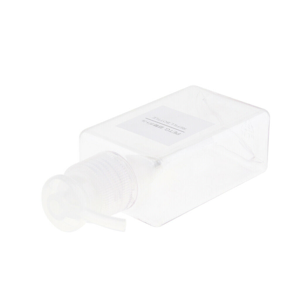 2pcs Clear Foaming Soap Dispenser Cosmetic Containers Bottles 100ml 150ml
