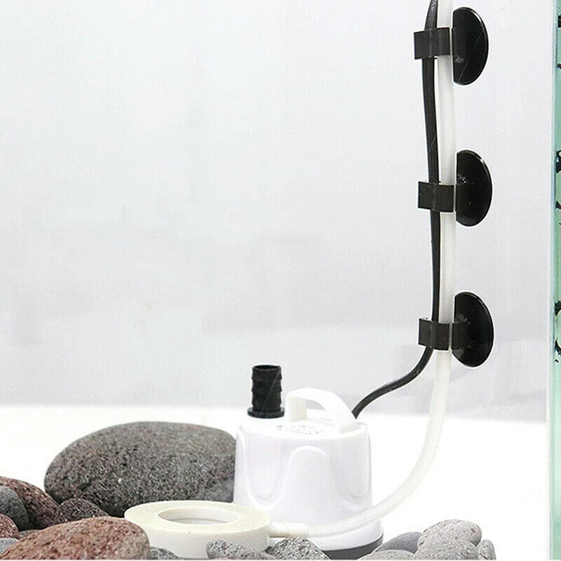 5PCs Aquarium Suction Cup Clip Tube Buckle Fish Tank Wire Hose Pump SuckerB Lt