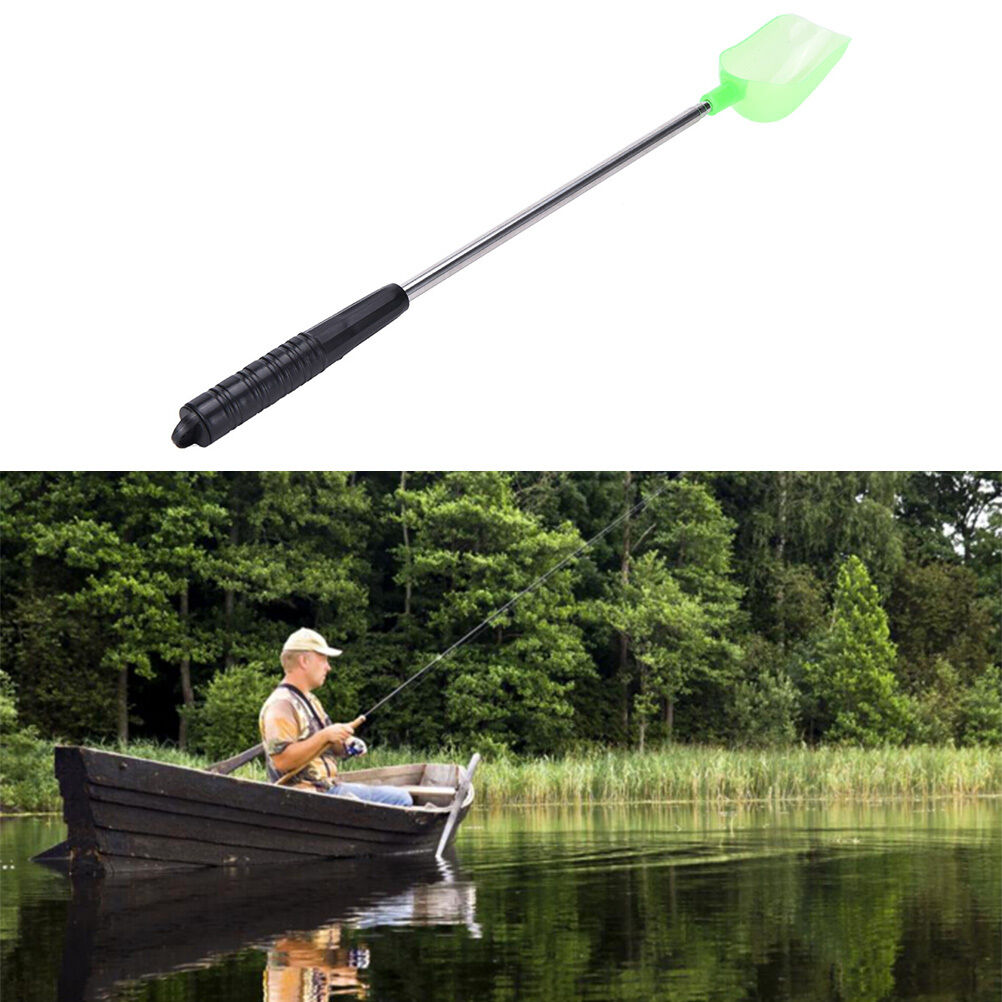 Baiting Throwing Spoon and Handle Boilies Bait Scoop Carp Coarse Fishing .l8