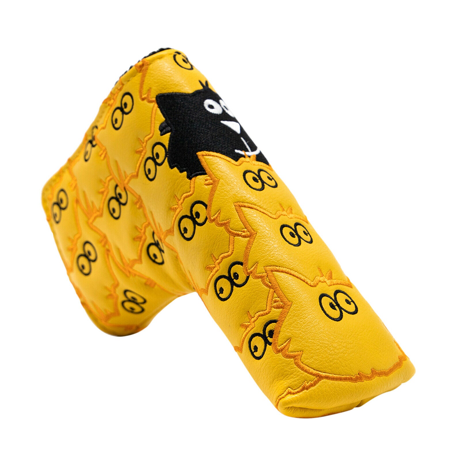 Golf Putter Cover Blade Headcover Birds Embroidery Head Cover Leather Guard