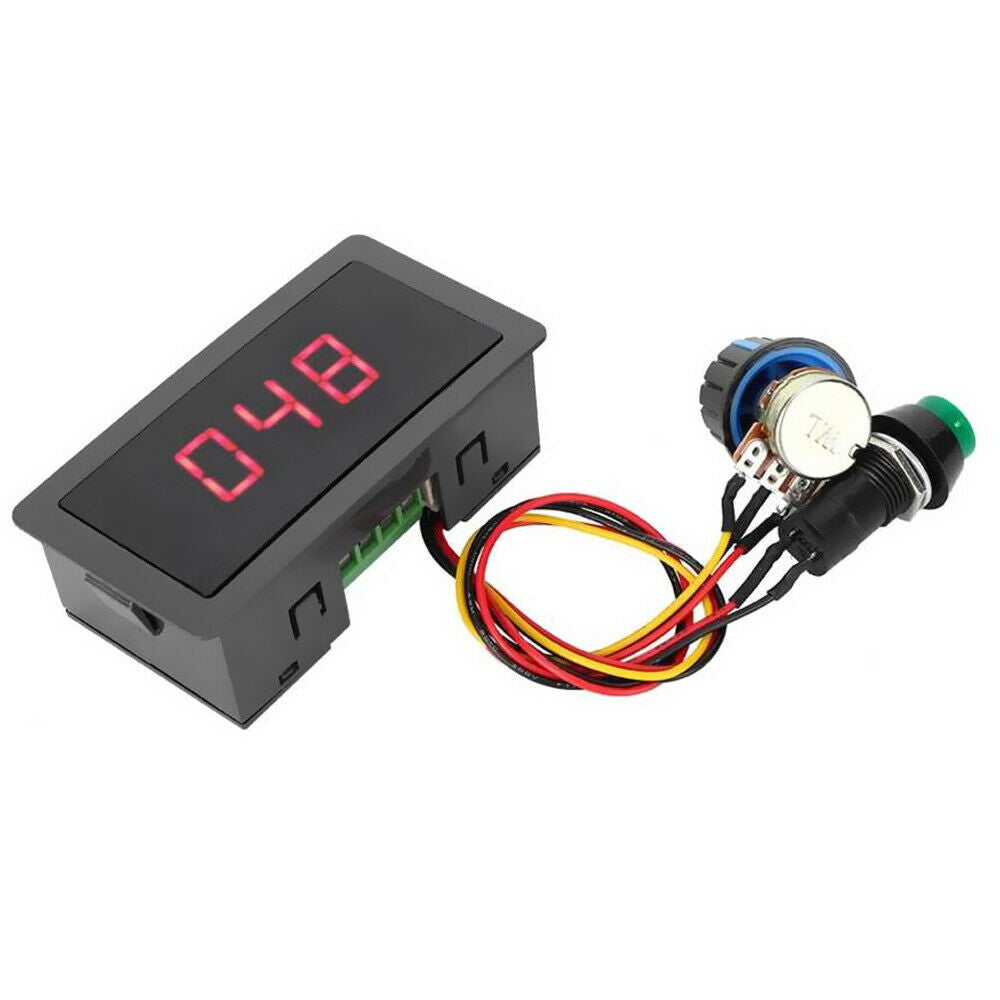 6V 12V 24V PWM DC Motor Speed Controller Digital Display LED Speed Regulator