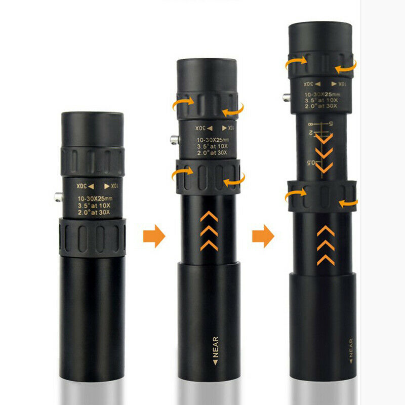 10-300x40mm Super Telephoto Zoom Monocular Telescope With Tripod & Clip Mobile