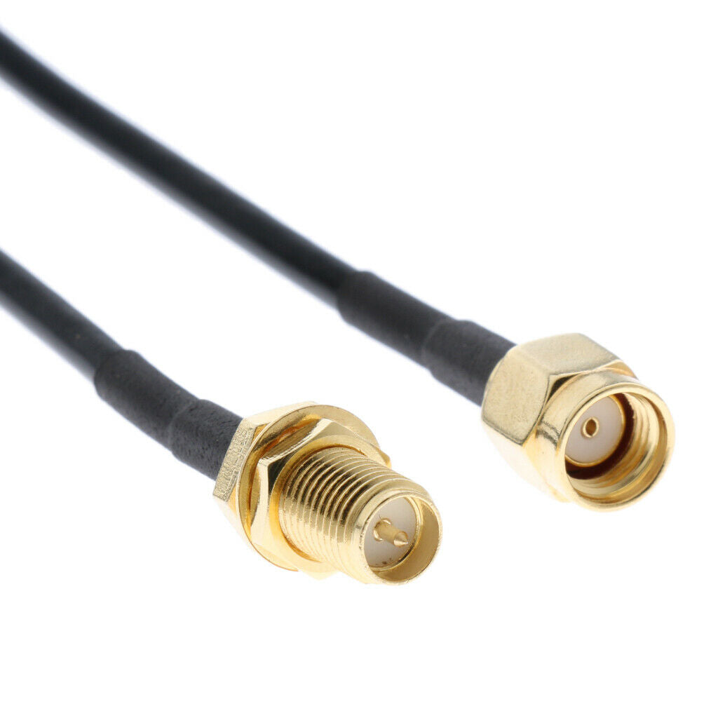 20M/65.6Feet Extensional Cable SMA Male to SMA Female Coax Adapter WiFi Antenna