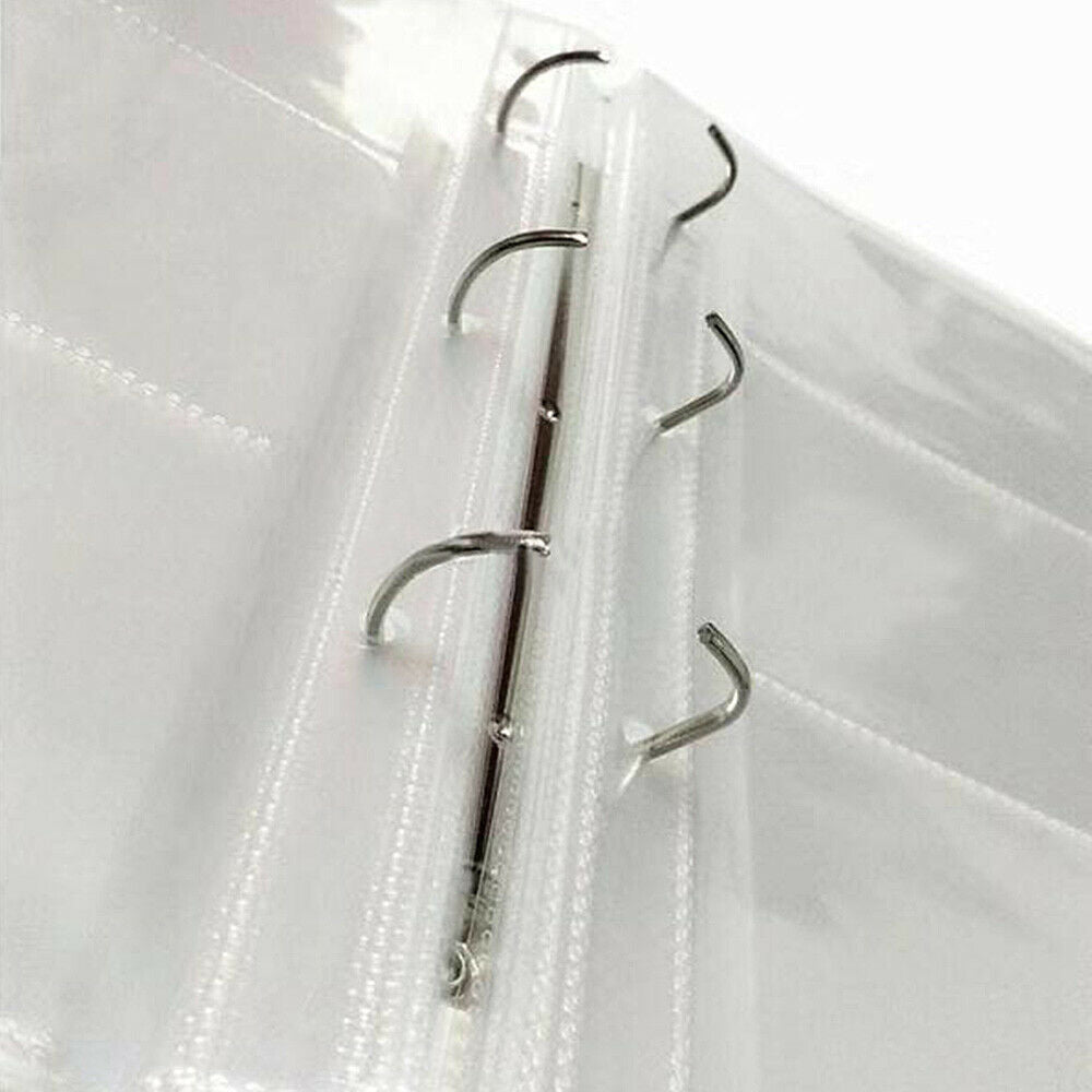 10Pcs 3-Grid Commemorative Paper Money Album Banknotes Collection Storage Bags