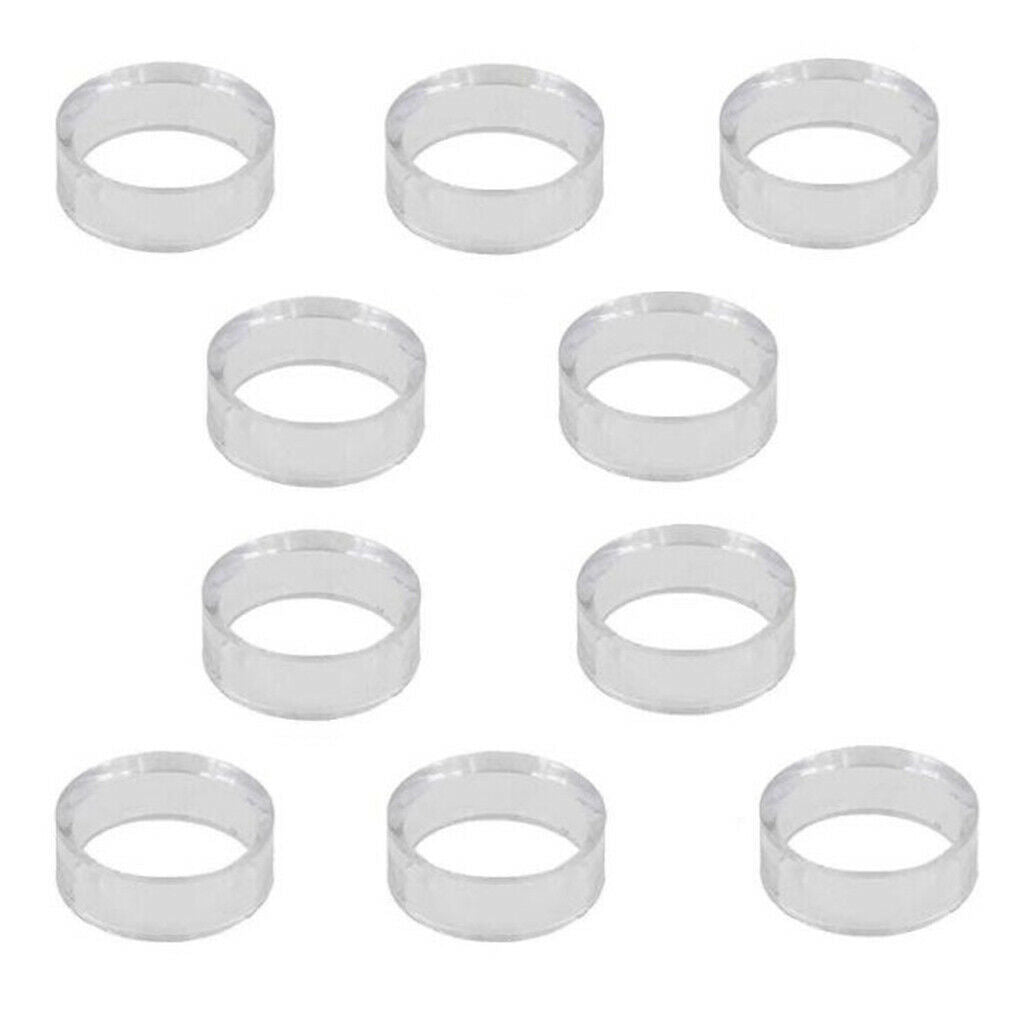 20Pcs Transparent Display Stand For Crystal Ball Glass Gems Base Decor
