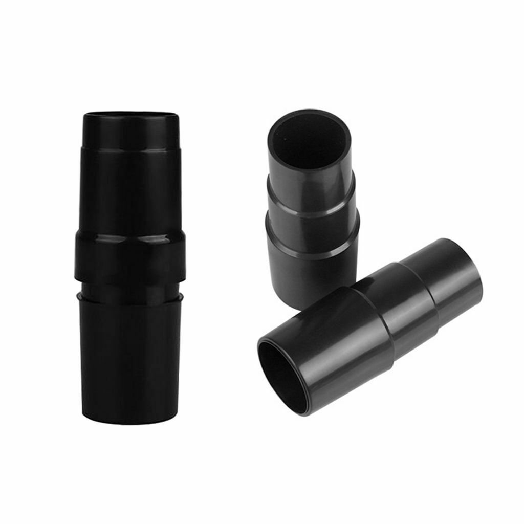 3 Packs Vacuum Hose Adapter 32mm Universal Dust Extraction Connector Black