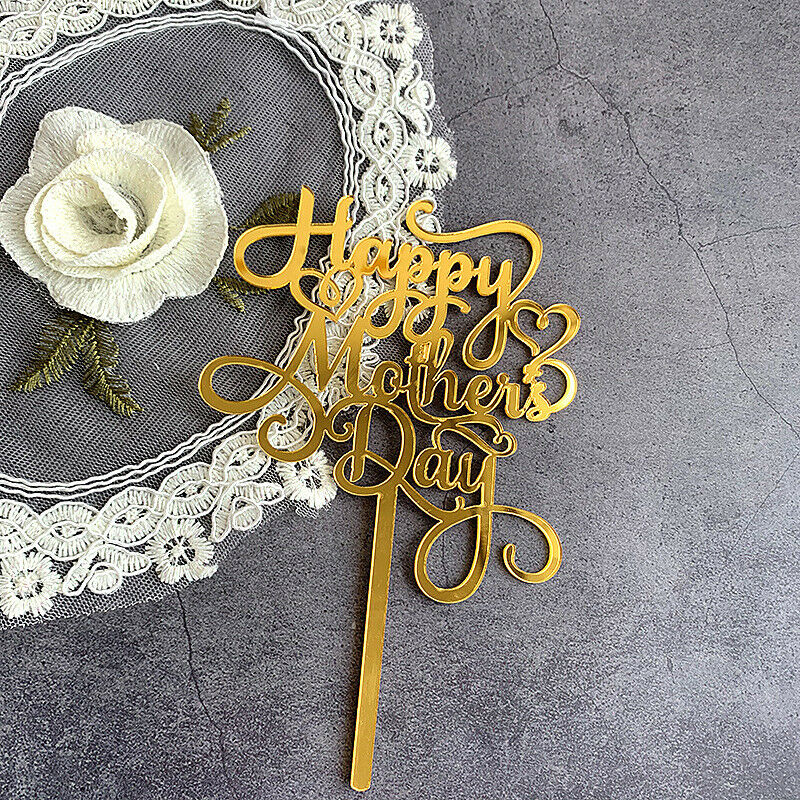 Happy Mother`s Day Cake Toppers for Mother`s Day Dessert Decor Cake Topp.l8