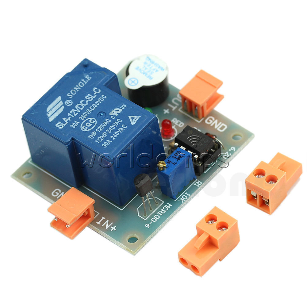 Accumulator Sound Light Alarm Prevent Over Discharge Controller 12V Low Voltage