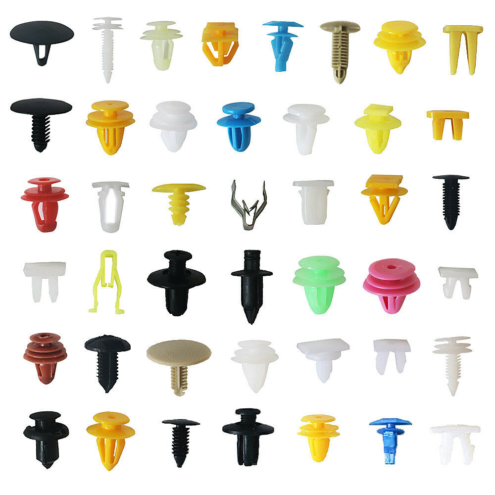 400pc Mixed Car Fastener Auto Fender Door Panel Trim Bumper Retainer Rivet Clips