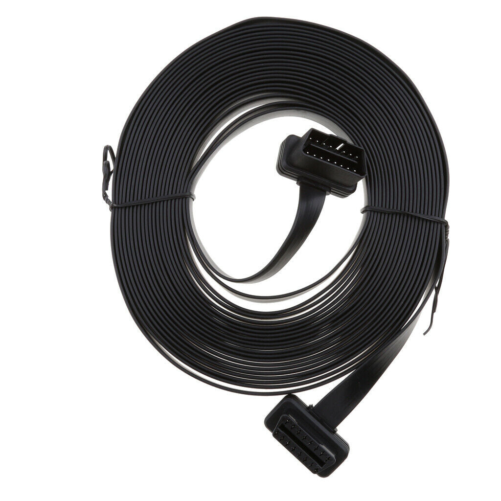 10m 32.8ft OBD2 16-Pin Male to Female Extension Cable Connector Plug Wire