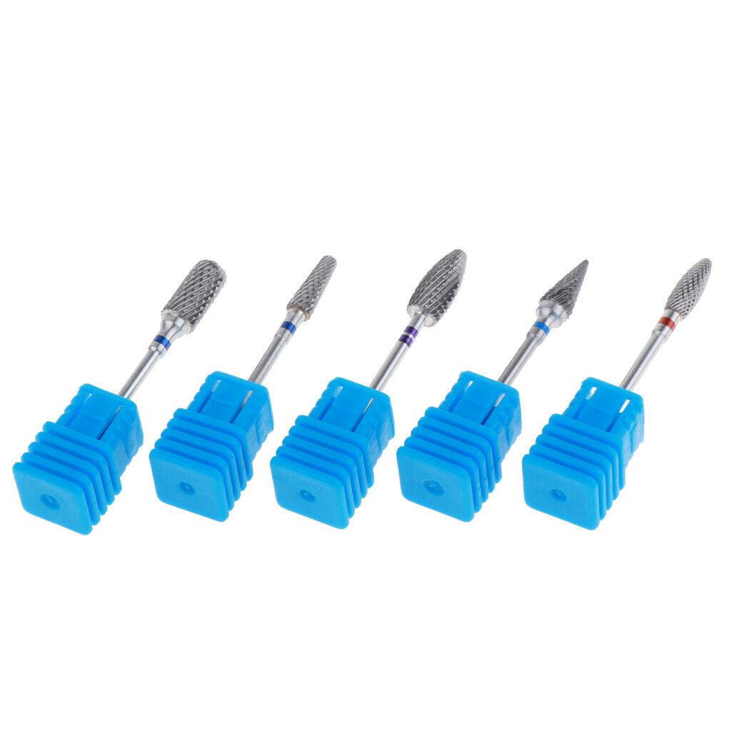 5pcs Pro Nails Drill Bits Set Manicure DIY Grinding Polishing Buffing Head