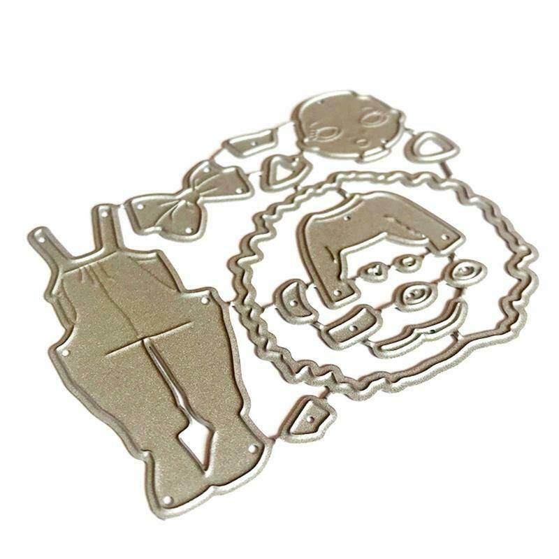Little Girl Metal Cutting Dies Stencil DIY Scrapbooking Album Paper Card Mold