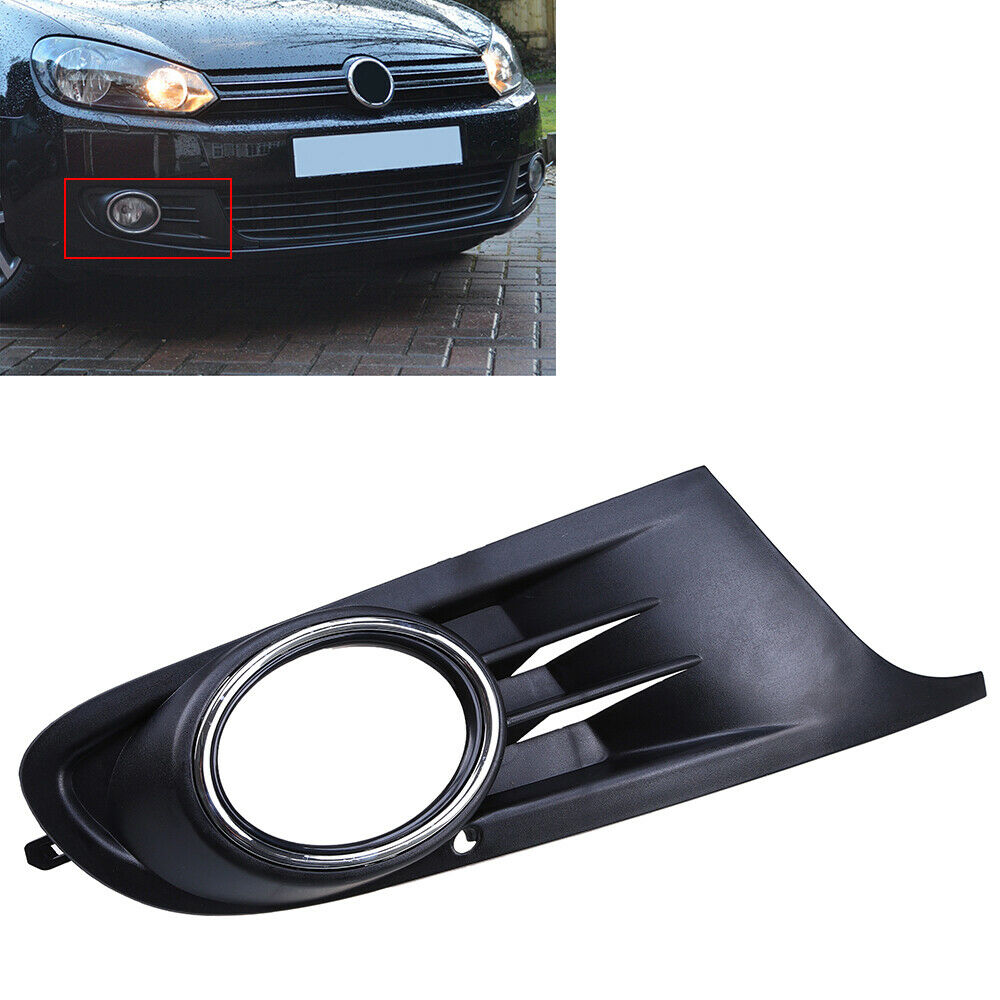 For VW Golf MK6 2010-2014 Front Right Side Bumper Lower Fog Light Grille Cover