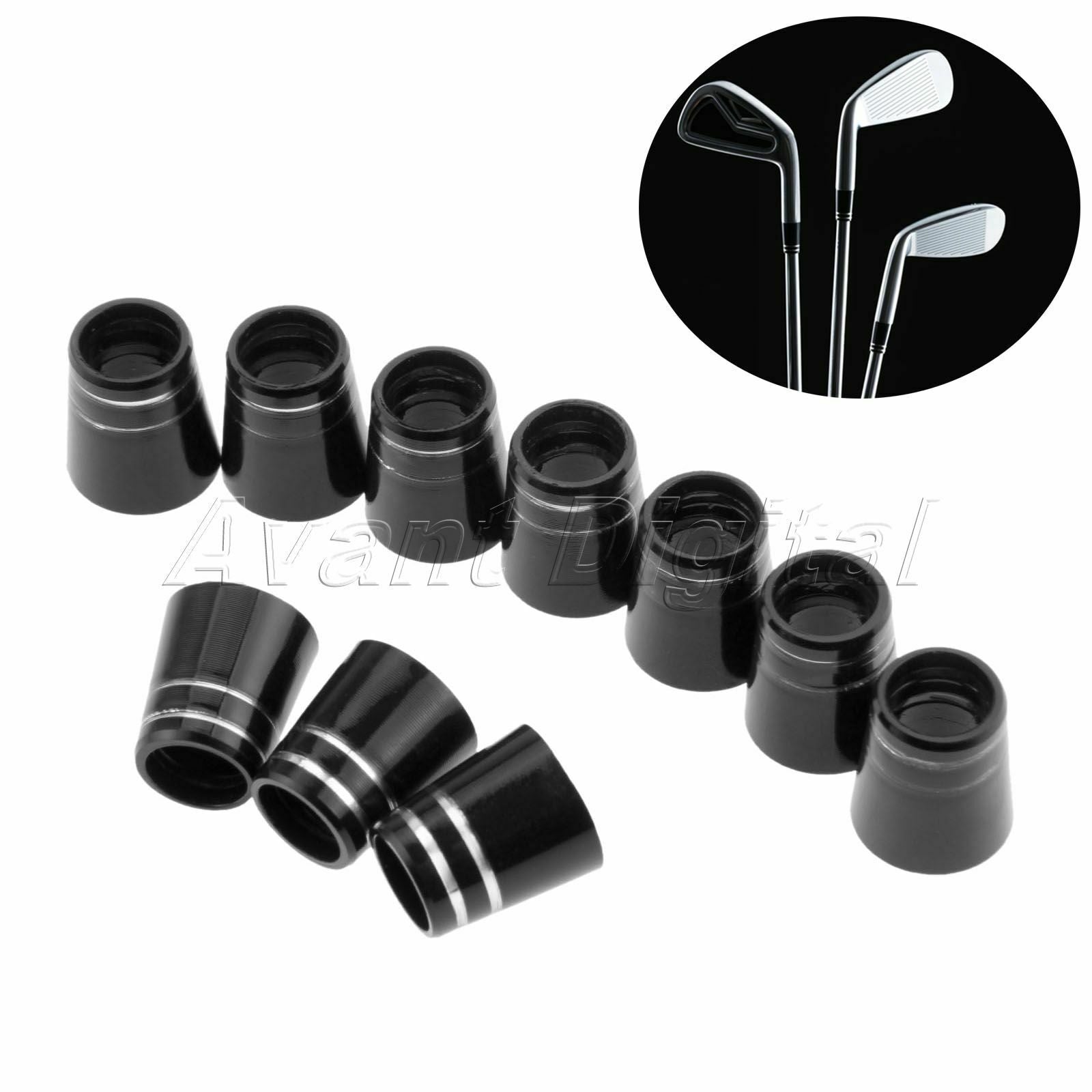 Plastic 15mm Length Golf Ferrules Suitable for 0.335 Tip Irons Shaft 10Pcs/Pack