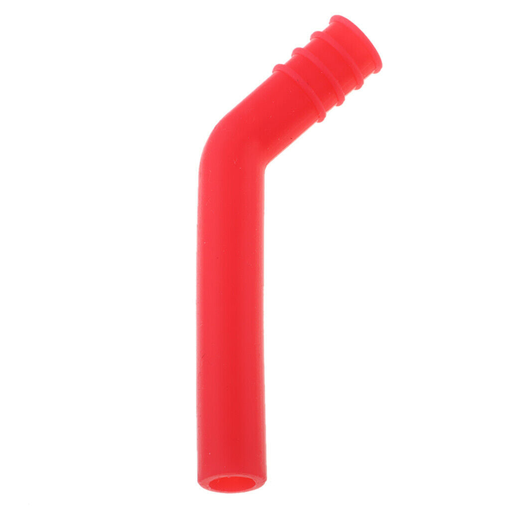 RC Exhaust Tube Extension Pipe Muffler for 1/8 1/10 Nitro Power Cars Red