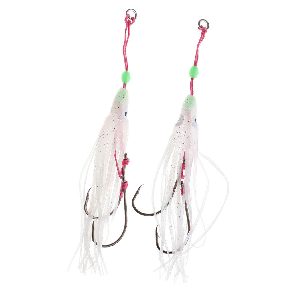 Squid Jig Fishing Lure Saltwater Lure Squid Rock with Hook