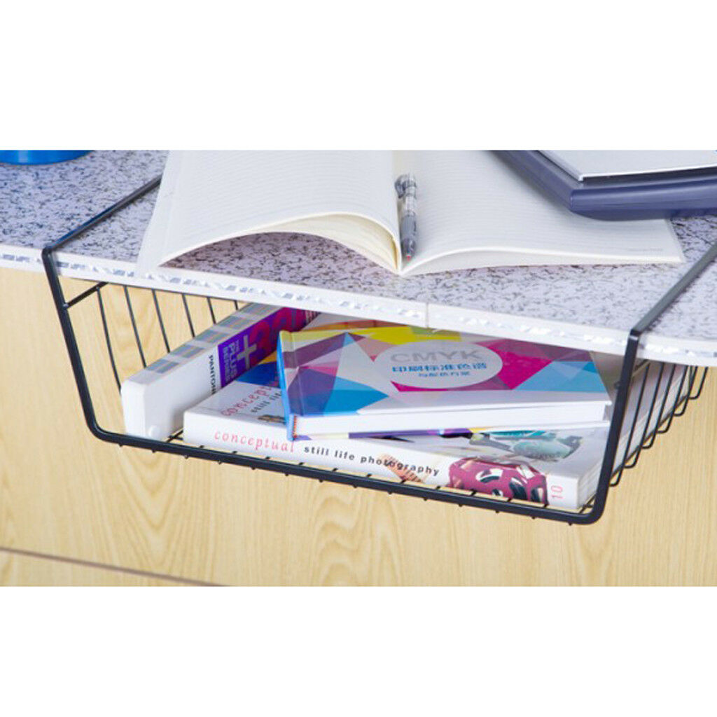 Heavy Duty Storage Rack Under Shelf Drawer Basket Kitchen/Cabinet/Freezer