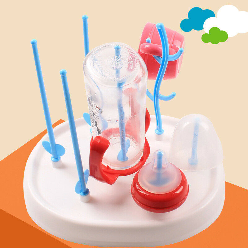 Bottle Dry Rack Baby Bottle Drain Drying Racks White Baby Bottle Dryer St.l8