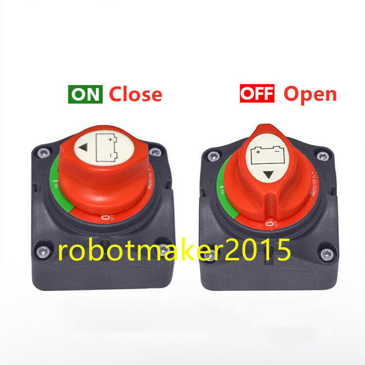 Auto Battery Disconnect Switch 12V 300A/1000A Power On Off for Car Boat 2 Screws