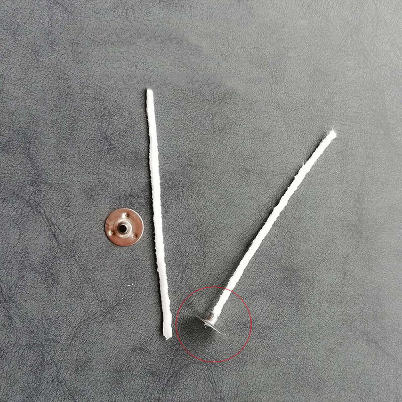 5m Smokeless Candle Wick, Flat Wick, Round Wick, Oil Lamp Pre-Waxed Cotton Core