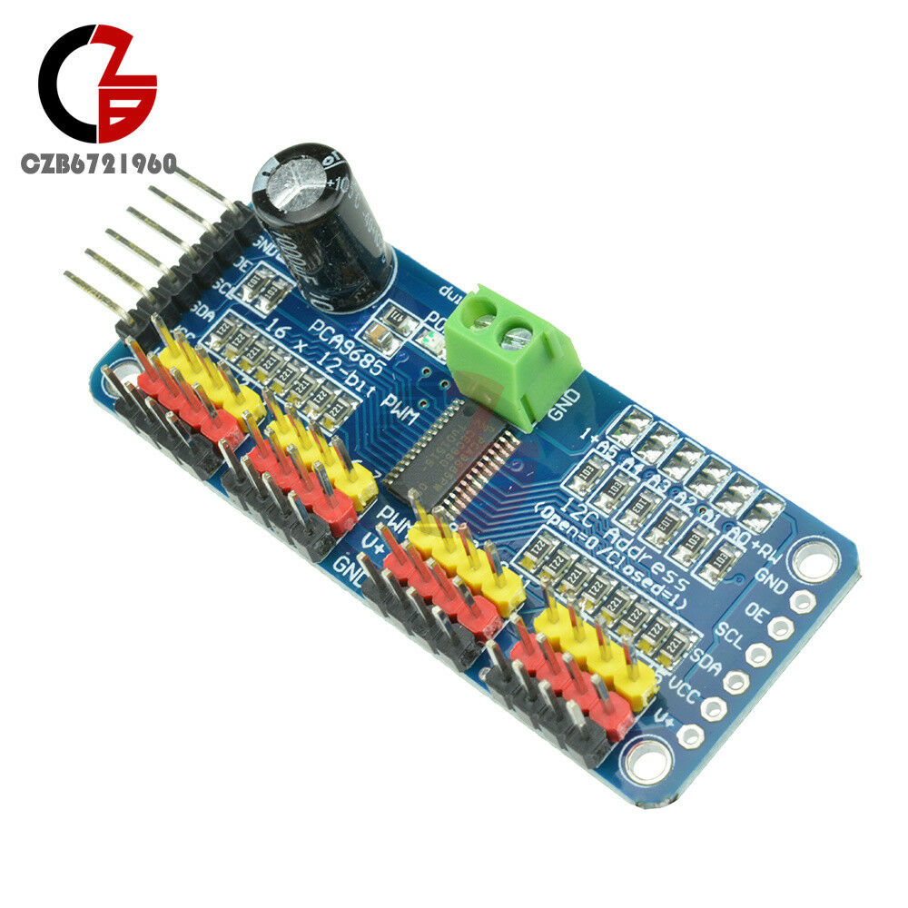 16 CH 12-bit PWM Servo Shield Driver-I2C interface-PCA9685 For Arduino Robot