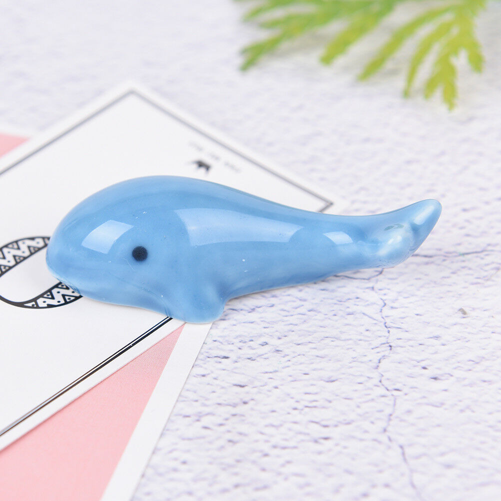 1x Nail Brush Pen Rack Ceramic Stand Holder Lovely dolphin Manicure Nail Art Kt