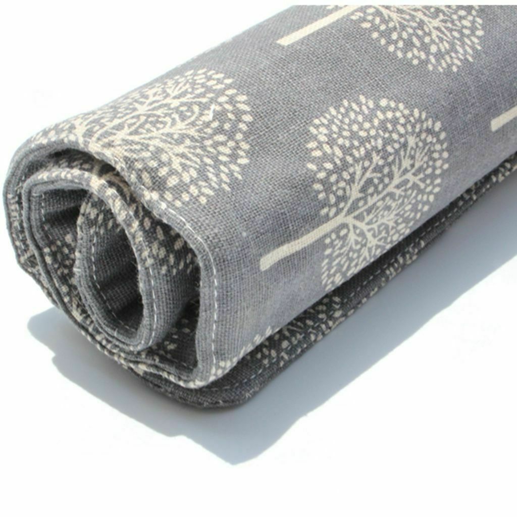 20 Slots Canvas Wrap Roll up Paint Brushes Case Cosmetic Bag Storage Pouch
