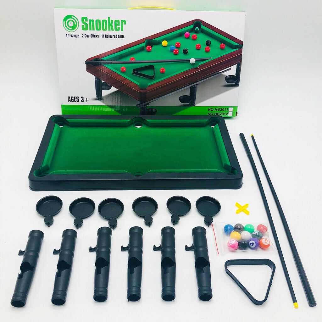 Mini Tabletop Pool Set Table Desktop Billiards Sets for Kids Children