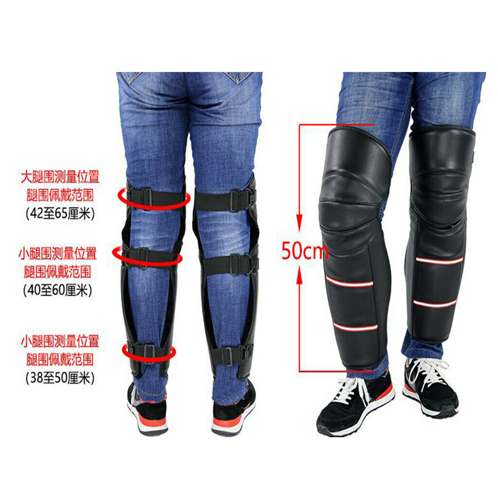 Motorcycle Knee Pads Protective Kneepad Warmer Guards Adjustable Strap Leggings
