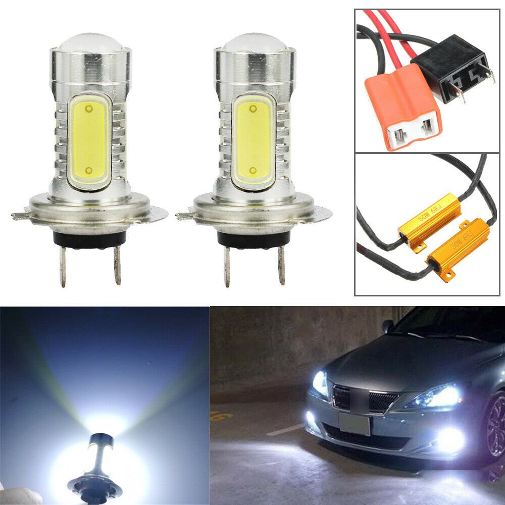 H7 LED Projector Plasma Xenon 6000K White Light Bulbs High Beam fit Audi Q5 TT