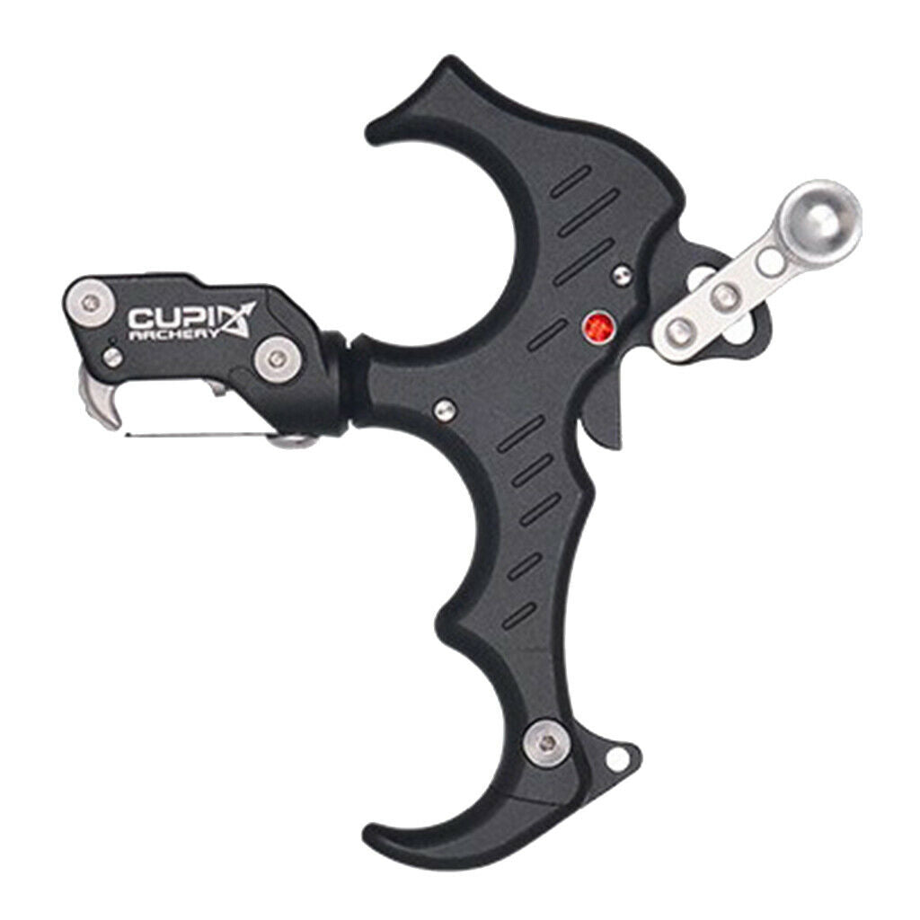360 Degree Rotate Clamp Compound Bow Release Aids 3 or 4 Fingers for Both Left