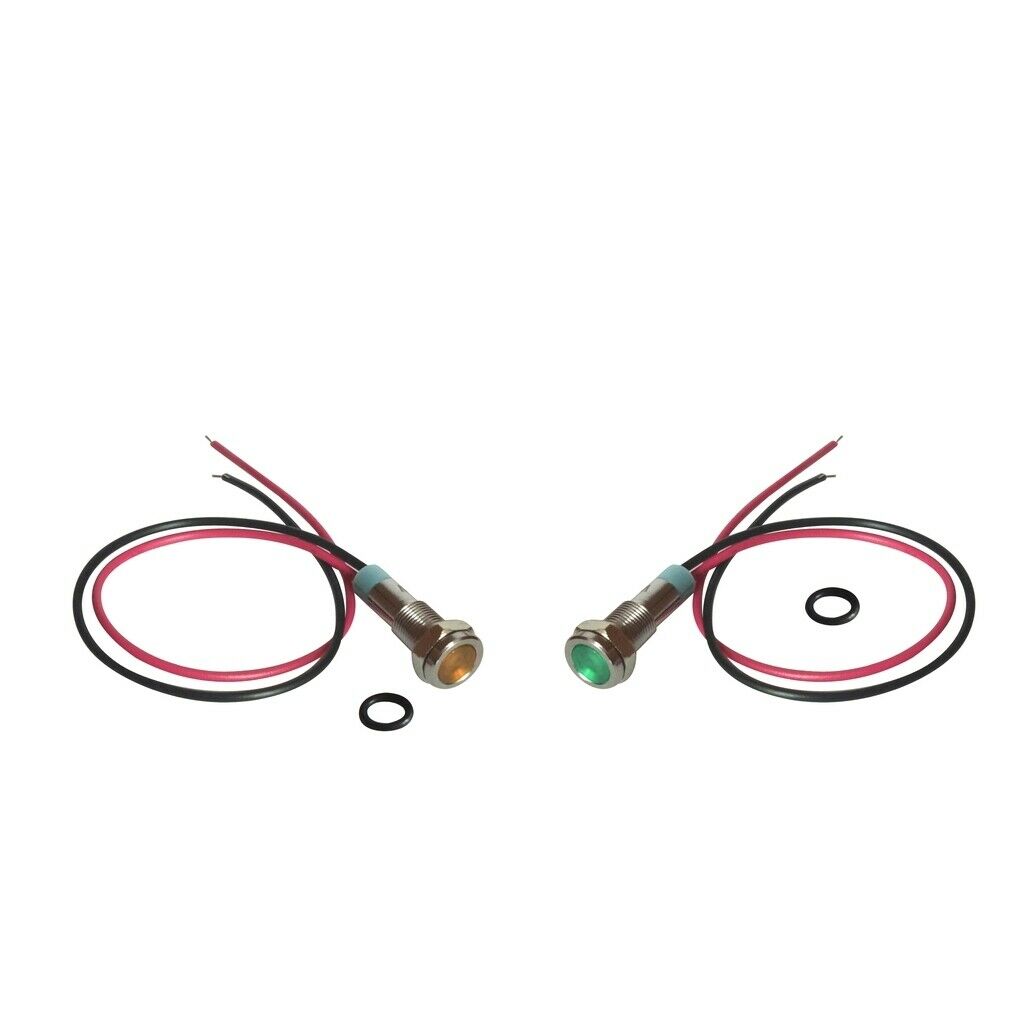 2x ï¼ˆGreen&Yellowï¼‰220V Signal Power Supply Indicator Light Lamp