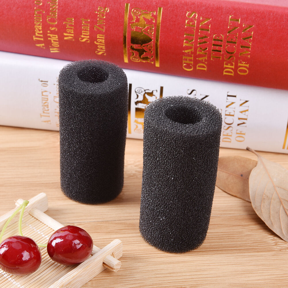 2x Aquarium Fish Tank Black Cotton Filter Foam Sponge Pond Protector Pract.l8