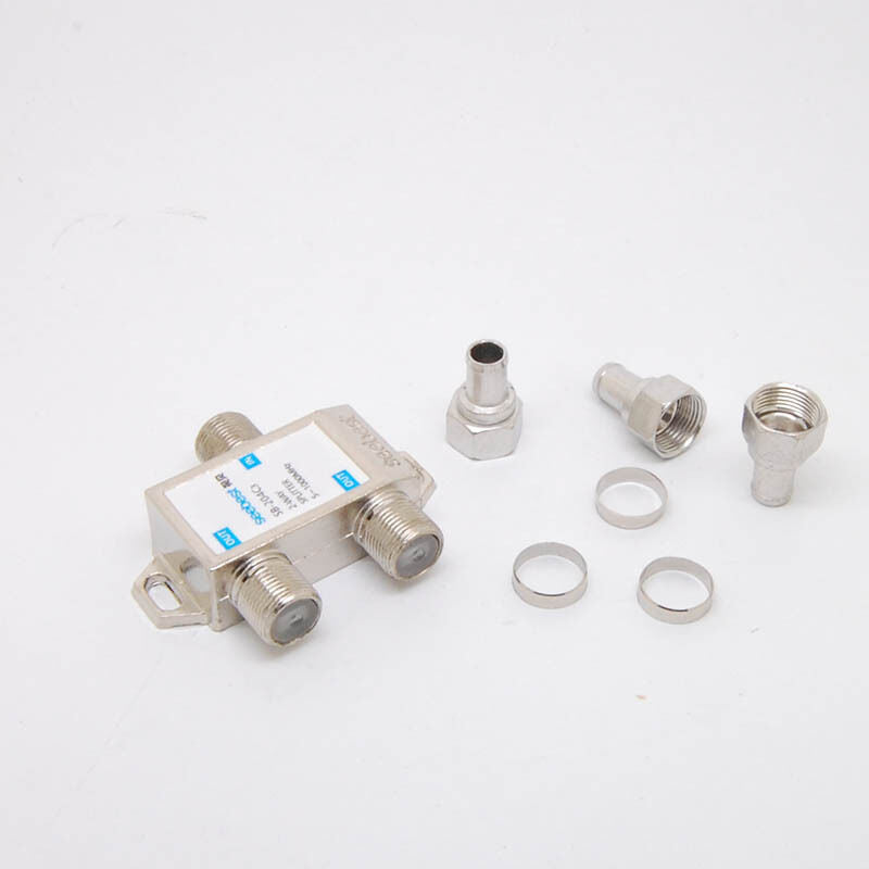2Way Cable TV SPLITTER 5-1000MH Digital Analogue Satellite Coaxial Out Connector
