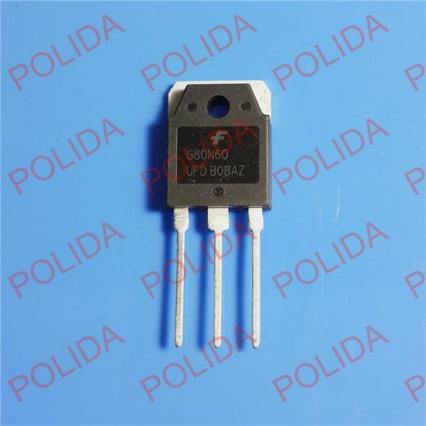 5PCS IGBT Transistor FAIRCHILD TO-3P SGH80N60UFD SGH80N60UFDTU G80N60UFD G80N60