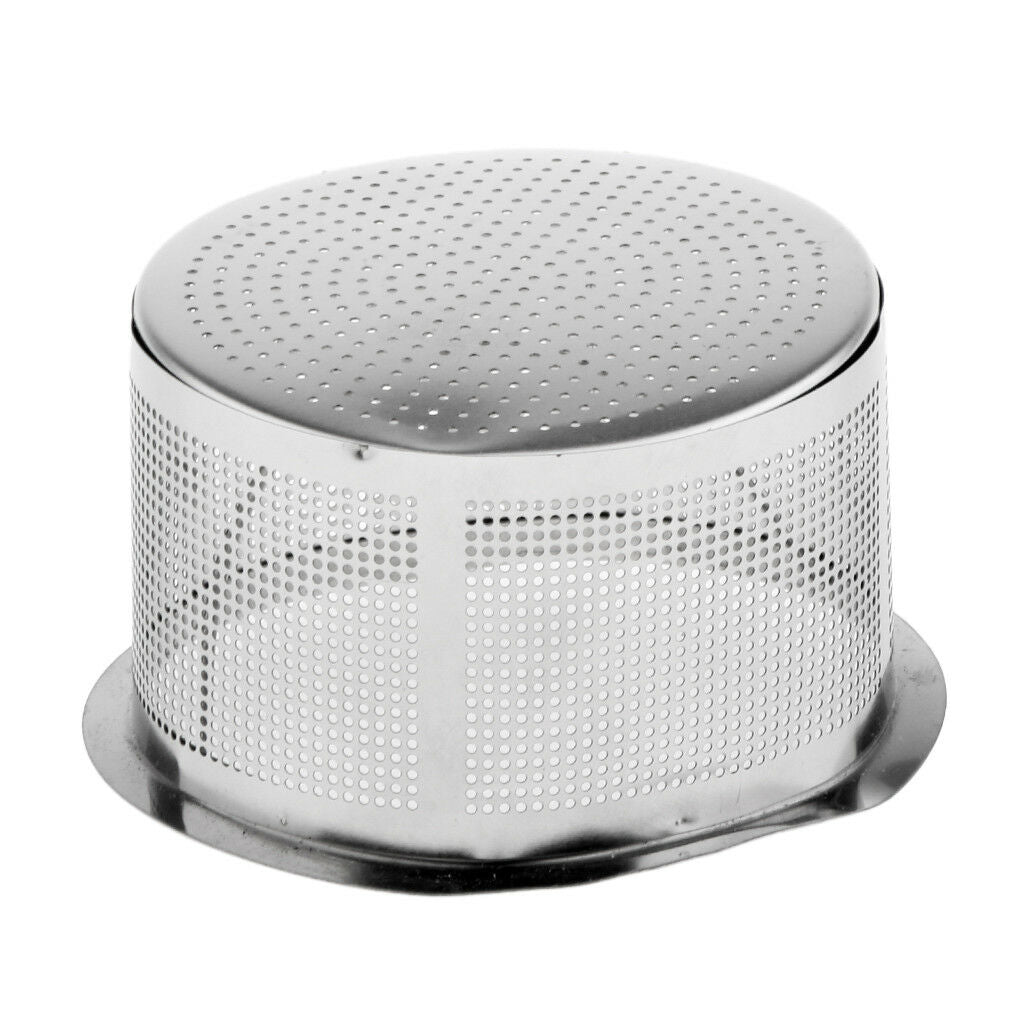 Durable Salon Shampoo Bowl Backwash Sink Hair Strainer Deep Waste Basket 4cm