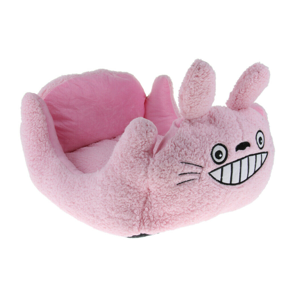 Cartoon Shape Dog Nest Pet Kennel Supplies Super-soft Cat Bed Dog House Pink