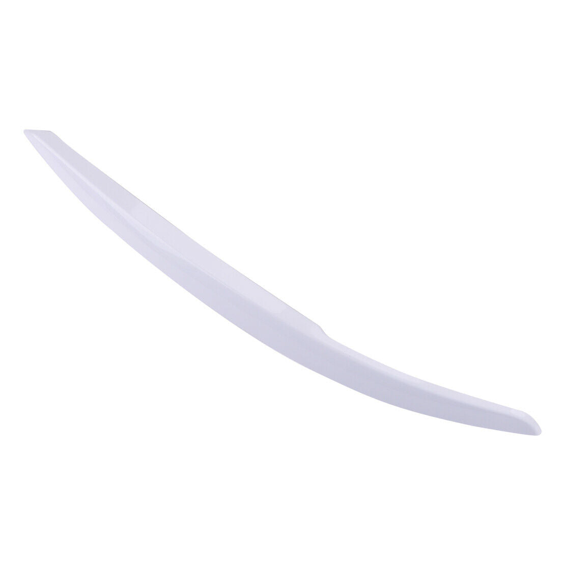 Pair White Headlight Eyebrow Eyelid Trim Cover Fit For VW Polo MK5 11-17