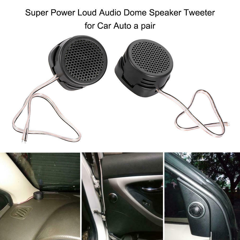 2x 500W Car Auto Shelf Music Speaker Audio Stereo Super Power Loud Dome Tweeters