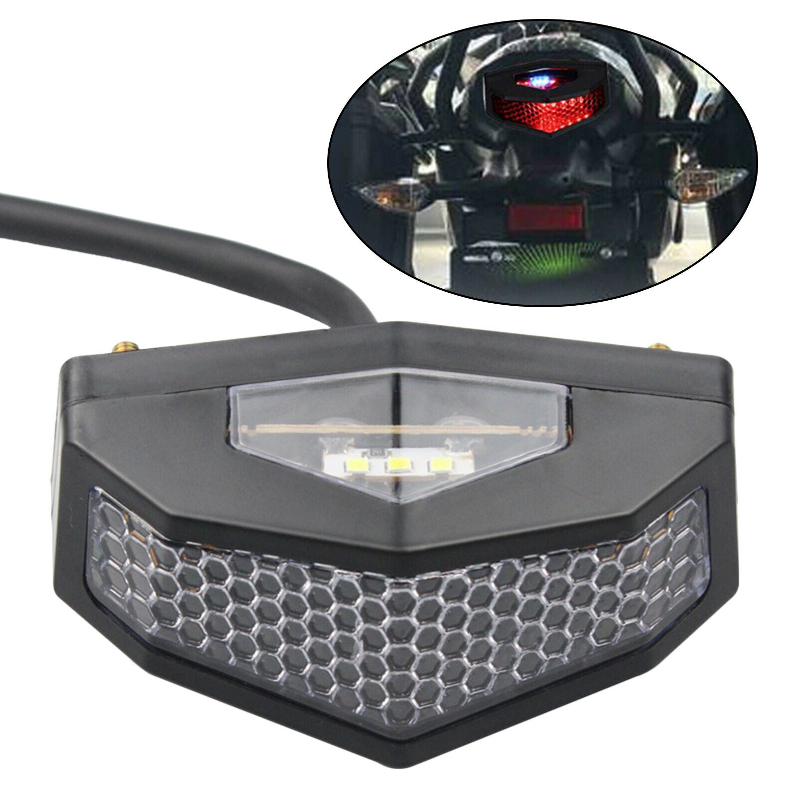 5 In 1 Universal Motorcycle LED Rear Tail Light Parts for Safe Driving