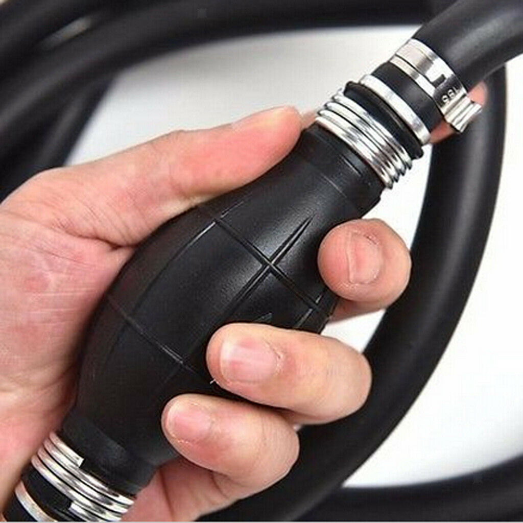 Universal Marine Outboard Fuel Line with Primer Bulb, 1/4inch 6mm